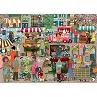 Puzzle 1000 db - Utcai piac