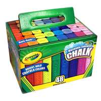 Crayola Crayola: Lemosható aszfaltkréta 48 db-os készlet dobozban