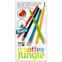 Sakota Creative Jungle 12 darabos háromszögletes hajlékony színes ceruza