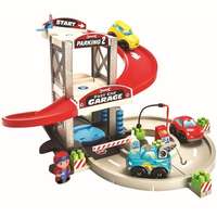 Ecoiffier Abrick: Garázs pályaszett járművekkel