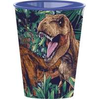 QX Jurassic World: T-rex mintás műanyag pohár - 260 ml