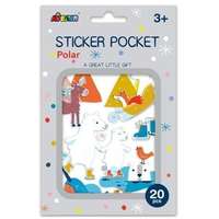 Játék Bolygó E.C. Avenir: Jegesmaci matrica szett - 20 db-os