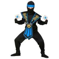 Widmann Kék harcos Ninja jelmez fegyverekkel - 128 cm