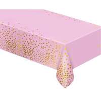Godan Beauty&Charm: Arany pöttyös asztalterítő - Pink, 137 x 183 cm