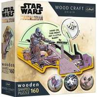 Trefl Trefl Puzzle Wood Craft: Star Wars, A Mandalóri és Grogu - 160 darabos puzzle fából