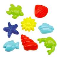 Ecoiffier Écoiffier: Tengeri homokozó forma szett, 8 db-os csomag