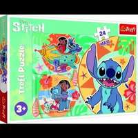 Trefl Trefl: Lilo&Stich, Barátság maxi puzzle - 24 darabos