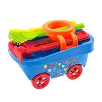 Mochtoys Műanyag kézikocsi kerti szerszámokkal