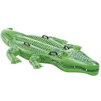 Intex Intex: Felfújható óriás krokodil lovagló matrac - 203 x 114 cm