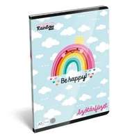 Lizzy Card Happy Rainbow: Szivárvány mintás szótárfüzet, A5