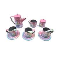 Manyuk Toys Teázó készlet fémből, unikornis mintával