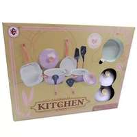 Manyuk Toys Konyhai edénykészlet, fém – Rózsaszín