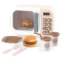 Manyuk Toys Happy Gourmet: Játék mikrohullámú sütő - krémszínű