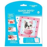 Diamond Dotz Diamond Dotz: QuickDotz képkészítő készlet, 13 x 13 cm - Lovely kutya