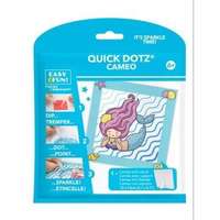 Diamond Dotz Diamond Dotz: QuickDotz képkészítő készlet, 13 x 13 cm - Sellő
