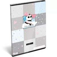 Lizzy Card Pandacorn: Négyzetrácsos füzet, 32 lap - A4
