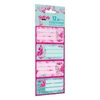 Lizzy Card Lollipop: Cute Butterfly füzetcímke - 12 db-os