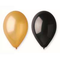 Godan Beauty and Charm: arany és fekete léggömb csomag, 30 cm - 5 db