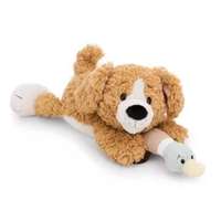 Nici Nici: Plüss kutyus és kacsa, barna, fekvő - 30 cm