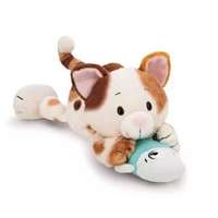 Nici Nici: Plüss szerencsecica és hal, fekvő - 30 cm