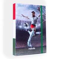 Nebulo Foci mintás hullámkarton füzetbox - A4