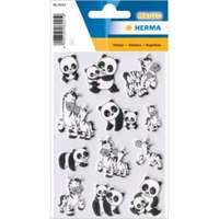 HERMA Herma: Panda és zebra mintás matrica