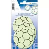 HERMA Herma: Sötétben világító foci mintás matrica - nagy