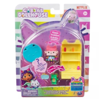 Spin Master Gabi babaháza: Bólogató cicafigura és babaházbútor játékszett