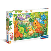 Dinoszaurusz Dinoszaurusz Happy Oasis 24 db-os maxi puzzle Clementoni