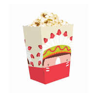 Indián Indián Party papír popcorn doboz 19 cm 4 db-os