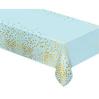 Boldog Születésnapot Kék B&C Gold Dots fólia asztalterítő 137x183 cm