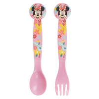 Disney Minnie Disney Minnie Spring műanyag evőeszköz készlet - 2 darabos