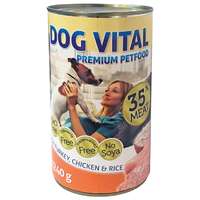 Dog Vital Dog Vital Turkey, Chicken & Rice - pulyka, csirke és rizs 1240 g
