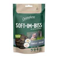 Christopherus Christopherus Dog Grain Free Soft-Im-Biss Pisztráng és rovar 125 g