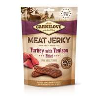 CarniLove Carnilove Jerky Snack Turkey with Venison Fillet – pulyka szarvas filével 100 g