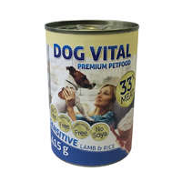 Dog Vital Dog Vital Sensitive Lamb & Rice - bárány és rizs 415 g