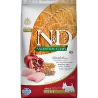Farmina N&D Ancestral Grain Dog Adult Mini Chicken - csirke, tönköly, zab&gránátalma 2,5 kg