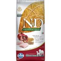 Farmina N&D Ancestral Grain Dog Adult Medium&Maxi Chicken - csirke, tönköly, zab&gránátalma 12 kg