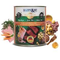 Happy&amp;Fit Happy&Fit Superior Frisches Wildschwein mit Karotten (vaddisznó és sárgarépa) 800 g