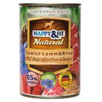 Happy&amp;Fit Happy&Fit Natural Senior Lamm & Rind (bárány és marha) 400 g