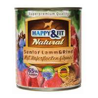 Happy&amp;Fit Happy&Fit Natural Senior Lamm & Rind (bárány és marha) 800 g