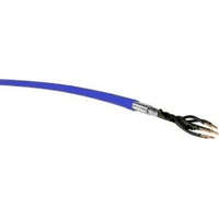  YSLCY-OZ EB (árnyékolt gyújtószikramentes vezérlő ) 3x0,75 mm2 kék sodrott réz PVC szigetelésű 300/500V kábel