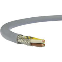  LiYCY (árnyékolt elektronikai) 4x0,14 mm2 szürke sodrott réz PVC szigetelésű 350V kábel
