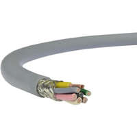  LiYCY (árnyékolt elektronikai) 5x1,5 mm2 szürke sodrott réz PVC szigetelésű 350V kábel