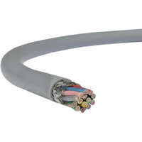  LiYCY (árnyékolt elektronikai) 14x0,25 mm2 szürke sodrott réz PVC szigetelésű 350V kábel