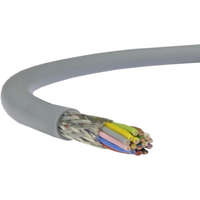  LiYCY (árnyékolt elektronikai) 16x0,25 mm2 szürke sodrott réz PVC szigetelésű 350V kábel