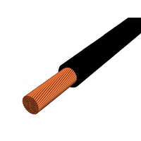  MCSKH (H05V-K) 1x0,5 mm2 fekete sodrott réz PVC szigetelésű 300/500V vezeték