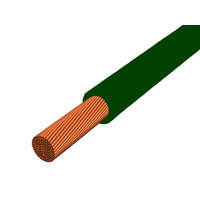  MCSKH (H05V-K) 1x0,5 mm2 zöld sodrott réz PVC szigetelésű 300/500V vezeték