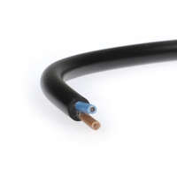  MT (H05VV-F) 2x0,75 mm2 fekete sodrott réz PVC szigetelésű 300/500V kábel