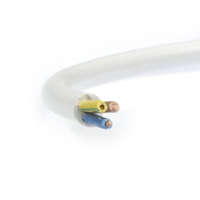  MT (H05VV-F) 3x1 mm2, 1 fm kiszerelés, fehér sodrott réz PVC szigetelésű 300/500V kábel